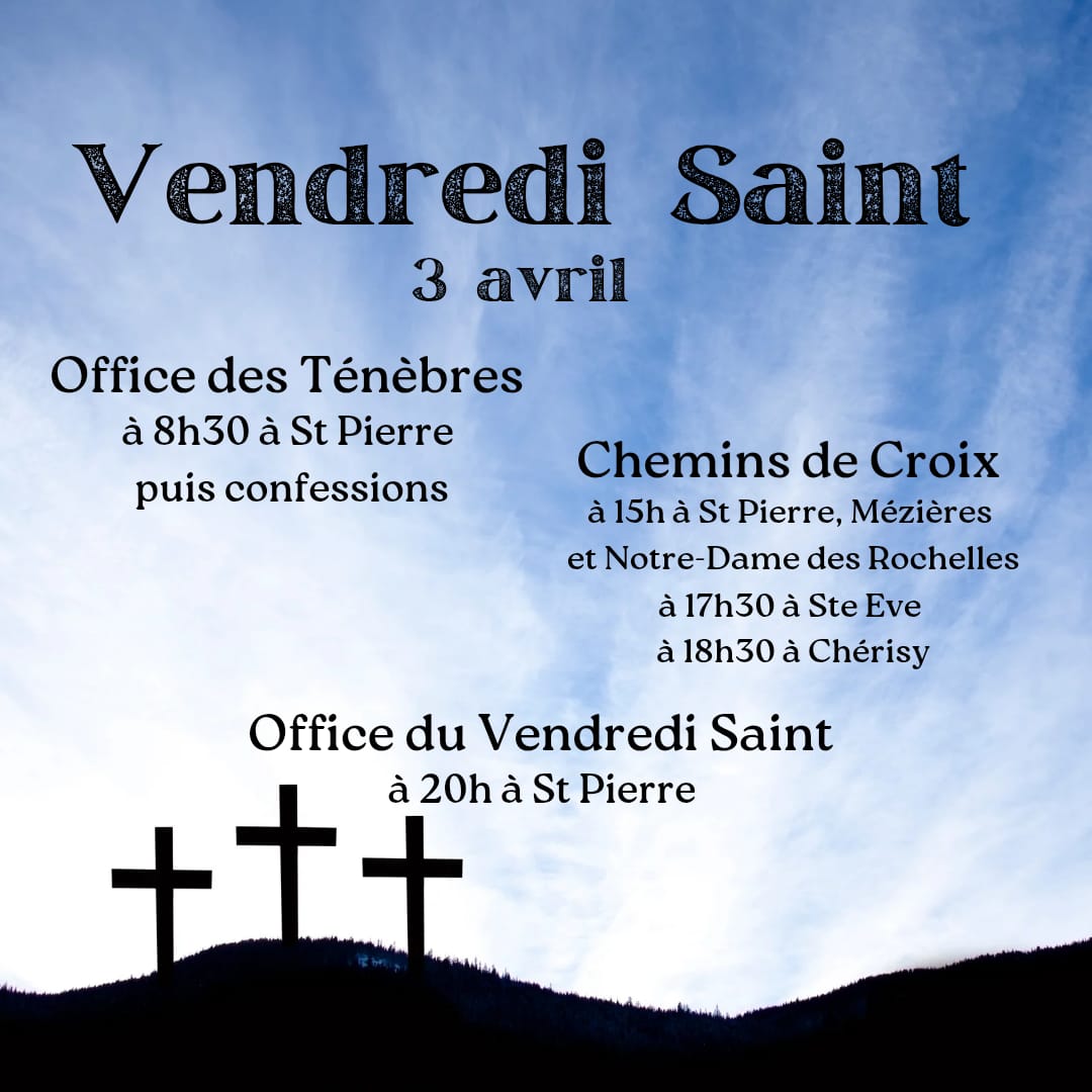 Vendredi Saint - 3 avril 2026